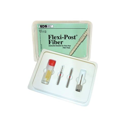 Essential Dental Systems 2130-01 Flexi-Post Fiber Kit Size #1 Posts Reamer Drill Essential Dental Systems 2130-01 Flexi-Post Fiber Kit Size #1 Posts Reamer Drill